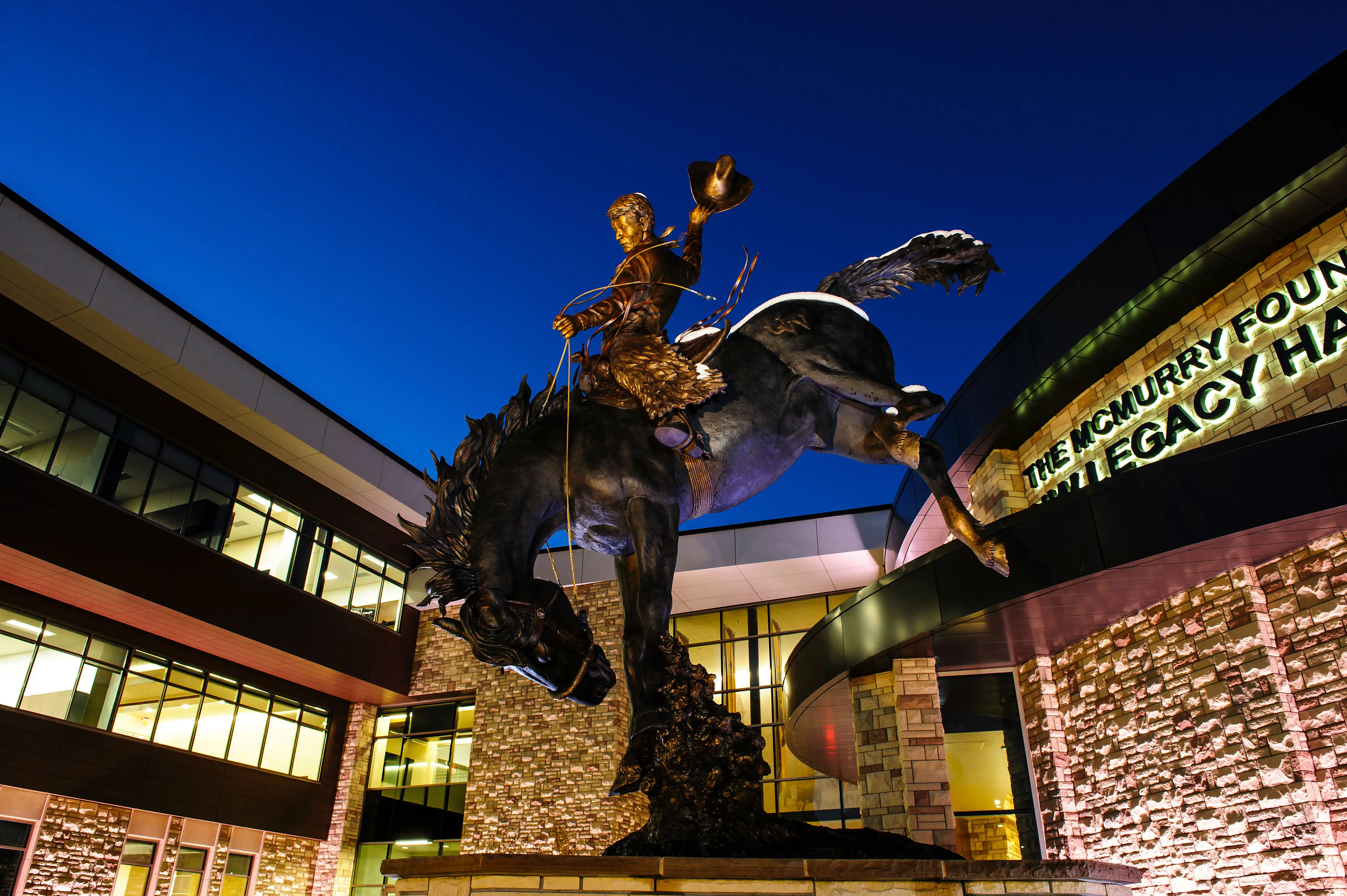 Statue at the University of Wyoming