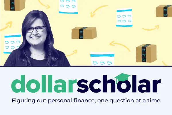 Dollar Scholar Banner with multiple amazon prime packages