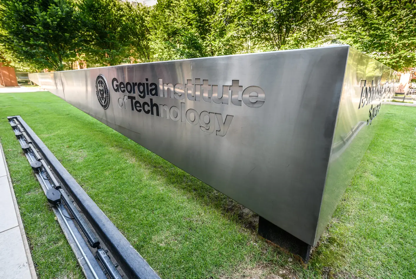 Georgia Institute of Technology sign on campus