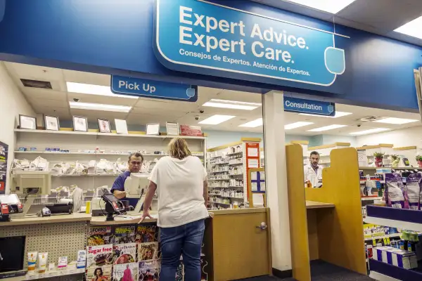 Woman In A Pharmacy