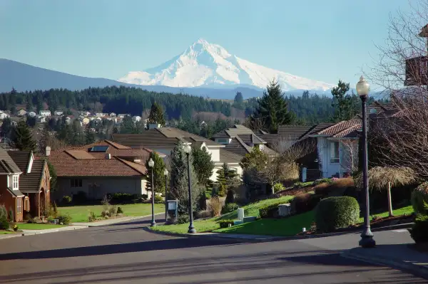 Housing neighborhood in Camas Washington