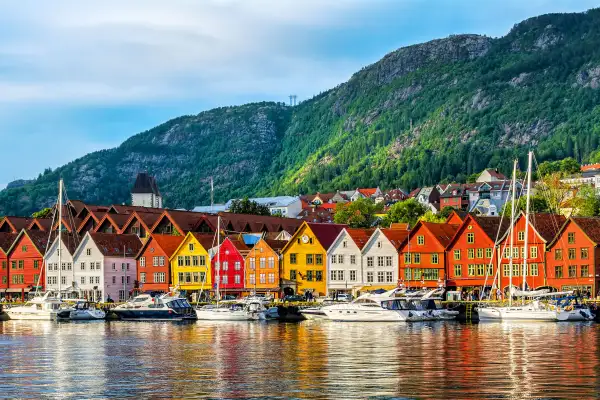Beautiful landscape of Bergen, Norway