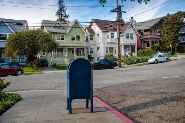 Residential area in Oakland CA