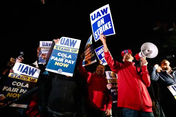 United Auto Workers strike for fair wages in Michigan