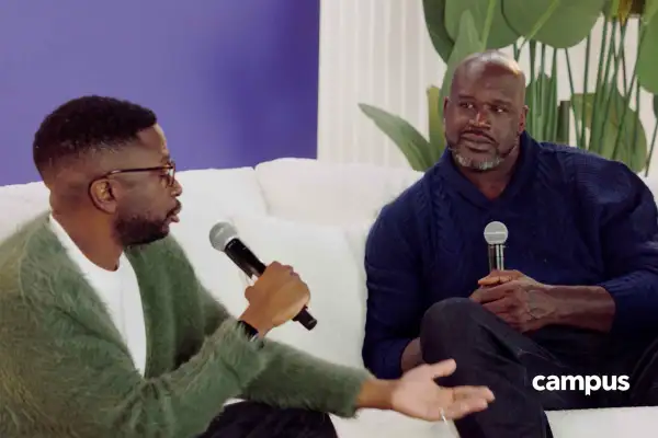 The founder of Campus.edu chats with Shaquille O'Neal