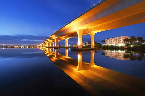 The Roosevelt Bridge in Port Saint Lucie