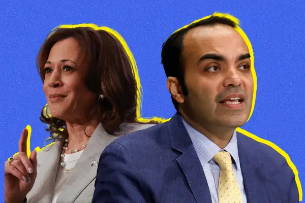 Kamala Harris and Rohit Chopra