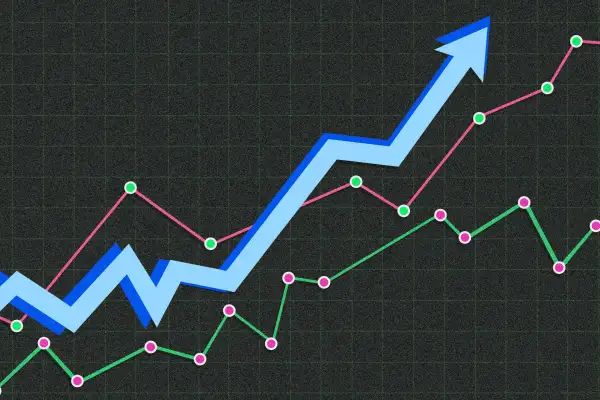 Colorful Stock Graph