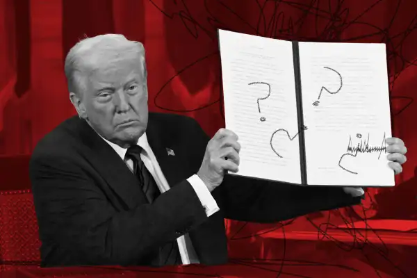 Trump holds up an executive order that brings many questions