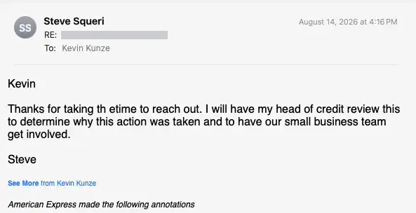 email screenshot